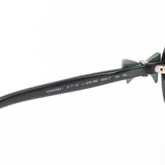 CHANEL Sunglasses plastic Black CC Auth ka959V - Picture 11 of 15